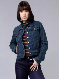 Tokyo Talkies Full Sleeve Solid Women Jacket