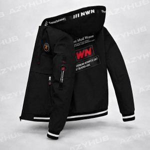 AZYHUB Full Sleeve Printed Men Jacket