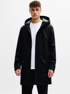 HERE&NOW Full Sleeve Solid Men Cape Jacket - Image 5