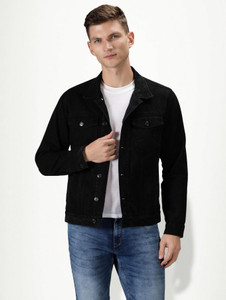 NUEVOSPORTA Full Sleeve Solid Men Denim Jacket