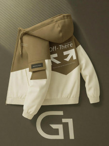 Azy Fabrics Full Sleeve Colorblock Men Jacket