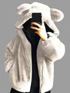 CLILUXE Full Sleeve Solid Women Jacket