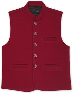 CAVIO Sleeveless Solid Boys Jacket