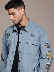 Roadster Full Sleeve Solid Men Jacket