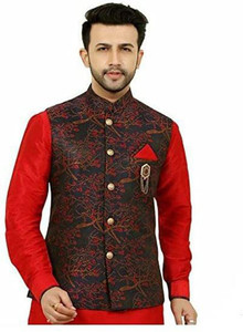 N.B.F Fashion Sleeveless Printed Men Jacket