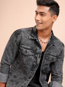 LOCOMOTIVE Full Sleeve Washed Men Jacket