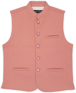 CAVIO Sleeveless Solid Boys Jacket