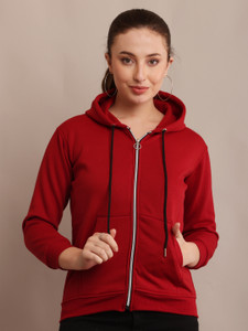 BRIGHTFLY Full Sleeve Solid Women Jacket