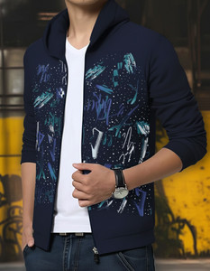 FastColors Full Sleeve Embellished Men Jacket