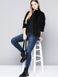 mabish Full Sleeve Solid Women Jacket