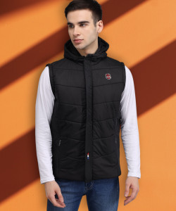 HEMLOCK Sleeveless Solid Men Jacket