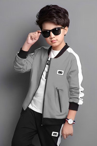 ZYRONA Full Sleeve Solid Boys Jacket