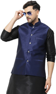 TS Lifestyle Sleeveless Solid Men Jacket