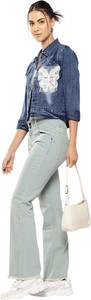 METRONAUT Full Sleeve Solid Women Denim Jacket