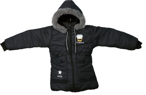 try best Full Sleeve Self Design Baby Girls Jacket