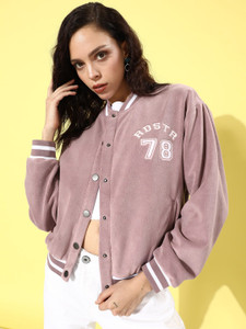 Roadster Full Sleeve Self Design Women Jacket