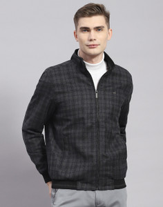 MONTE CARLO Full Sleeve Checkered Men Jacket