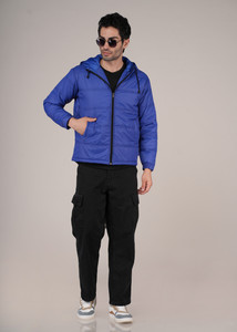 Vzoxot Full Sleeve Solid Men Jacket