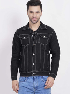 Home Nation Full Sleeve Solid Men Denim Jacket