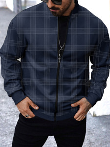 EyeBogler Full Sleeve Checkered Men Jacket