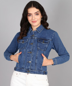 Nifty Full Sleeve Solid Women Denim Jacket