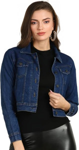 LEETOS Full Sleeve Solid Women Denim Jacket
