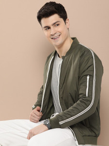 HERE&NOW Full Sleeve Solid Men Jacket