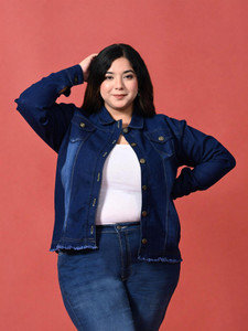 FUNDAY FASHION Full Sleeve Solid Women Denim Jacket