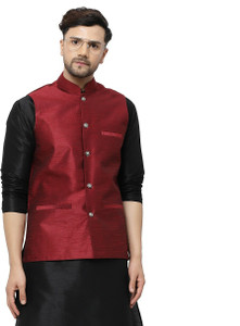 TS Lifestyle Sleeveless Solid Men Jacket