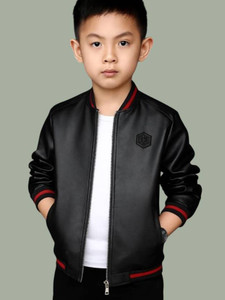 saqlaini traders Full Sleeve Solid Boys Jacket