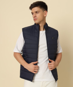 Brayles Sleeveless Solid Men Jacket