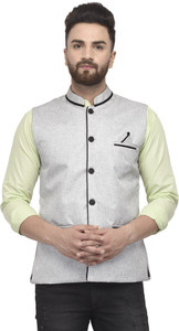 ABH Lifestyle Sleeveless Solid Men Jacket