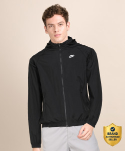NIKE Full Sleeve Solid Men Jacket
