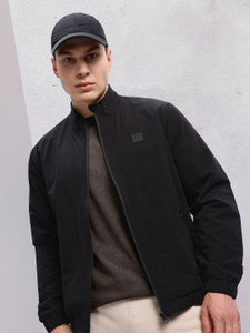 HRX by Hrithik Roshan Full Sleeve Solid Men Bomber Jacket