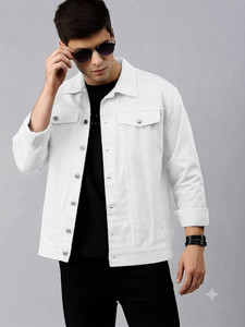 BHAKTIMAA COLLECTION Full Sleeve Solid Men Denim Jacket