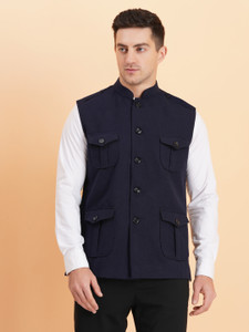 SG LEMAN Sleeveless Solid Men Jacket