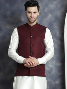 Jompers Sleeveless Solid Men Jacket
