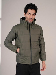 Vzoxot Full Sleeve Solid Men Jacket