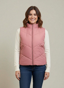 SQEW Sleeveless Solid Women Jacket