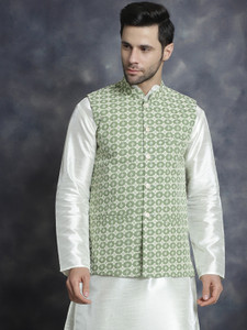 Jompers Sleeveless Embroidered Men Jacket