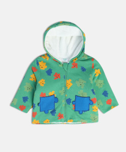 MINI KLUB Full Sleeve Printed Baby Boys Jacket