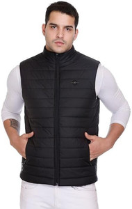 Rare Times Sleeveless Solid Men Jacket