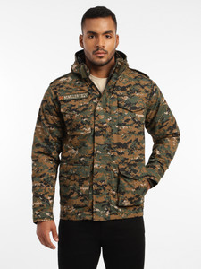 MOUNTMILLER Full Sleeve Camouflage Men Jacket