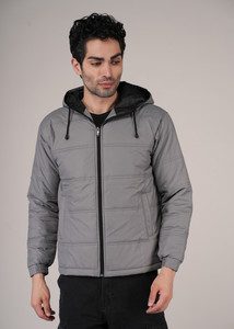 Vzoxot Full Sleeve Solid Men Jacket