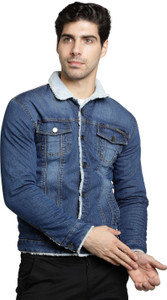 NUEVOSPORTA Full Sleeve Washed Men Denim Jacket