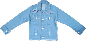 TUFAN Full Sleeve Embroidered Girls Denim Jacket