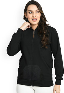 Leotude Full Sleeve Solid Women Jacket