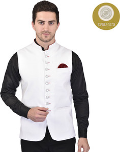 Svatantra Sleeveless Solid Men Jacket