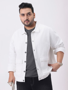 Urbano Plus Full Sleeve Washed Men Denim Jacket