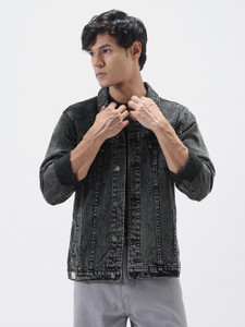 Urbano Fashion Full Sleeve Washed Men Denim Jacket